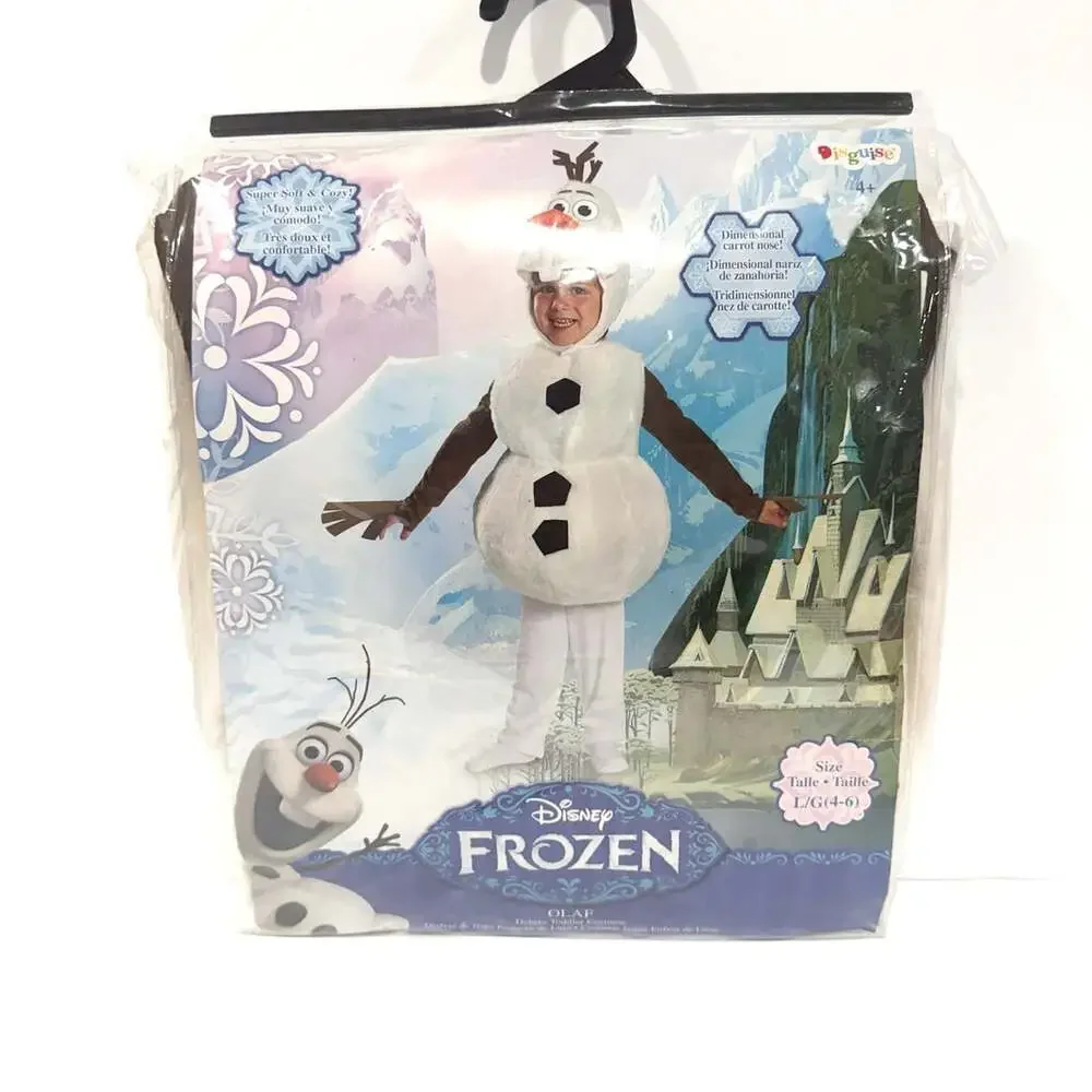 NWT Disguise Disney Frozen Olaf 2pc Halloween Cosplay Costume